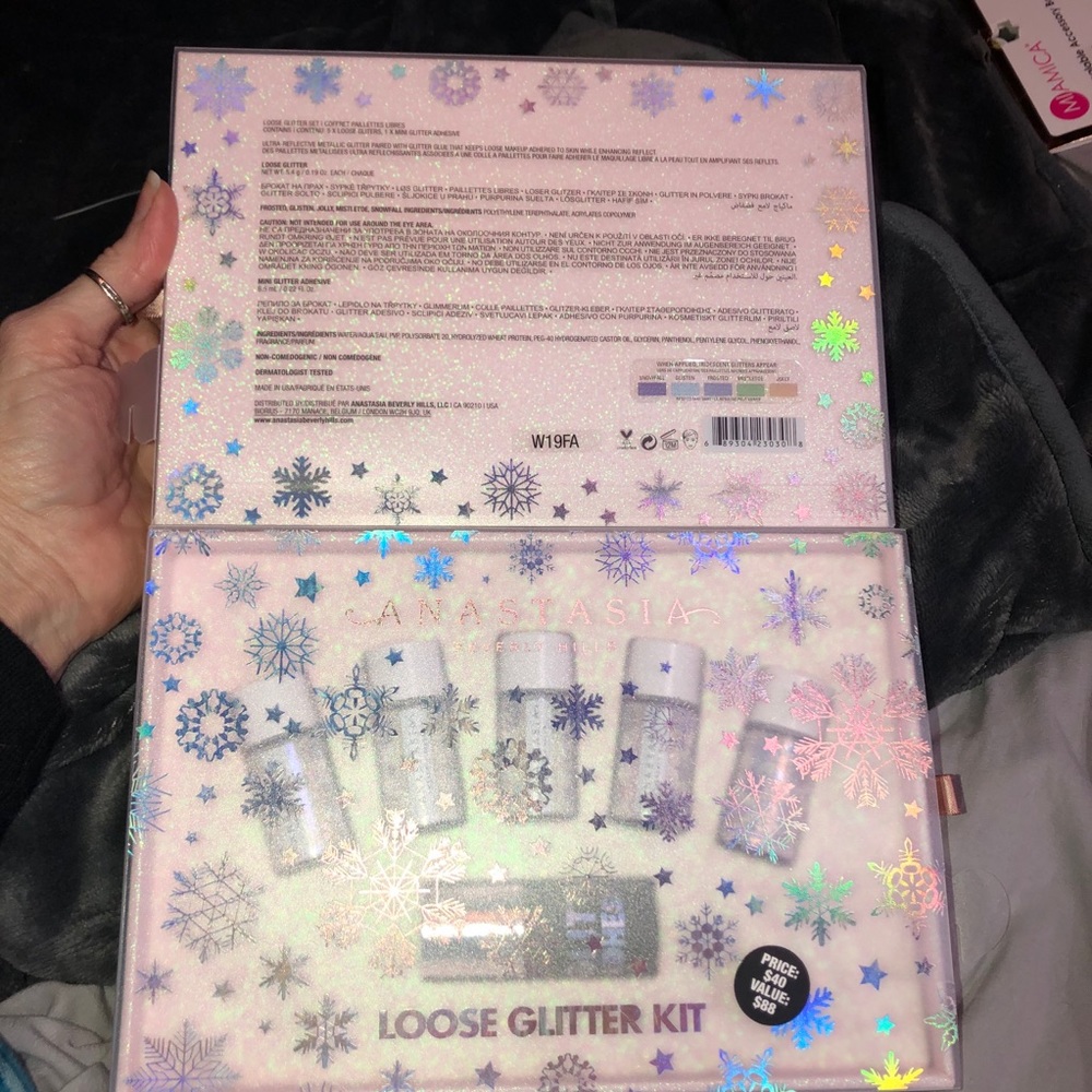 💖HOST PICK💖 ANASTASIA BEVERLY HILLS LOOSE GLITTER KIT NWT BODY EYES ETC - Picture 12 of 16